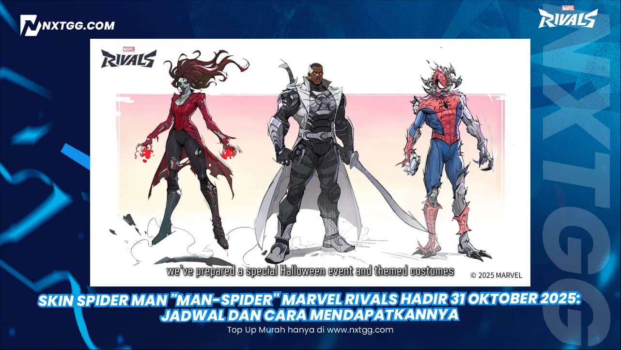 Skin Spider Man "Man-Spider" Marvel Rivals Hadir 31 Oktober 2025: Jadwal dan Cara Mendapatkannya