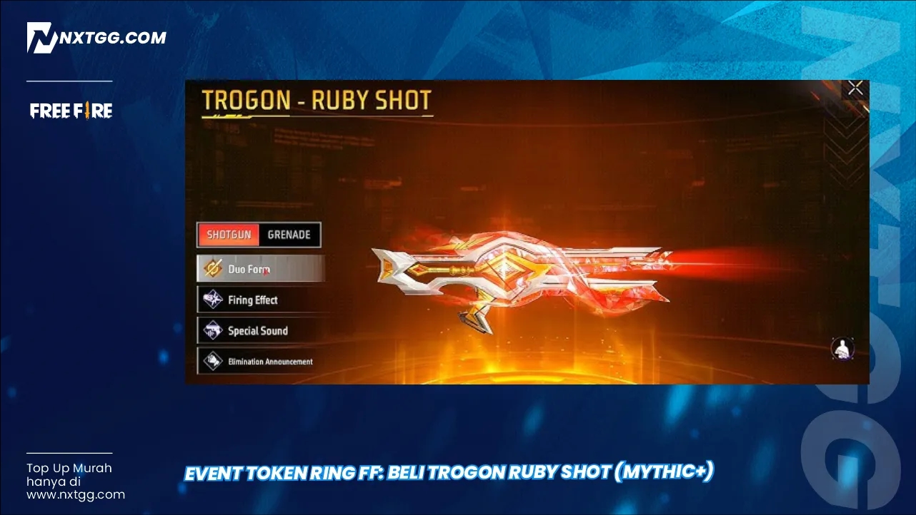 Event Token Ring FF: Beli Trogon Ruby Shot (Mythic+)