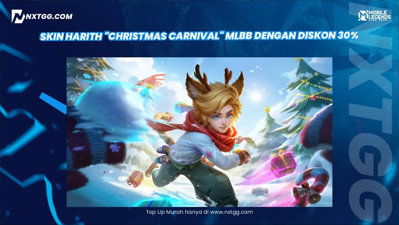 Skin Harith "Christmas Carnival" MLBB dengan Diskon 30%