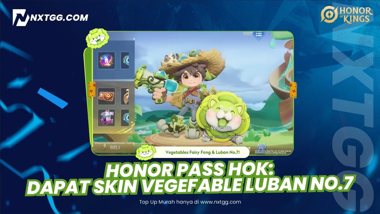 Honor Pass HOK: Dapat Skin Vegefable Luban No.7 Bulan April 2025!