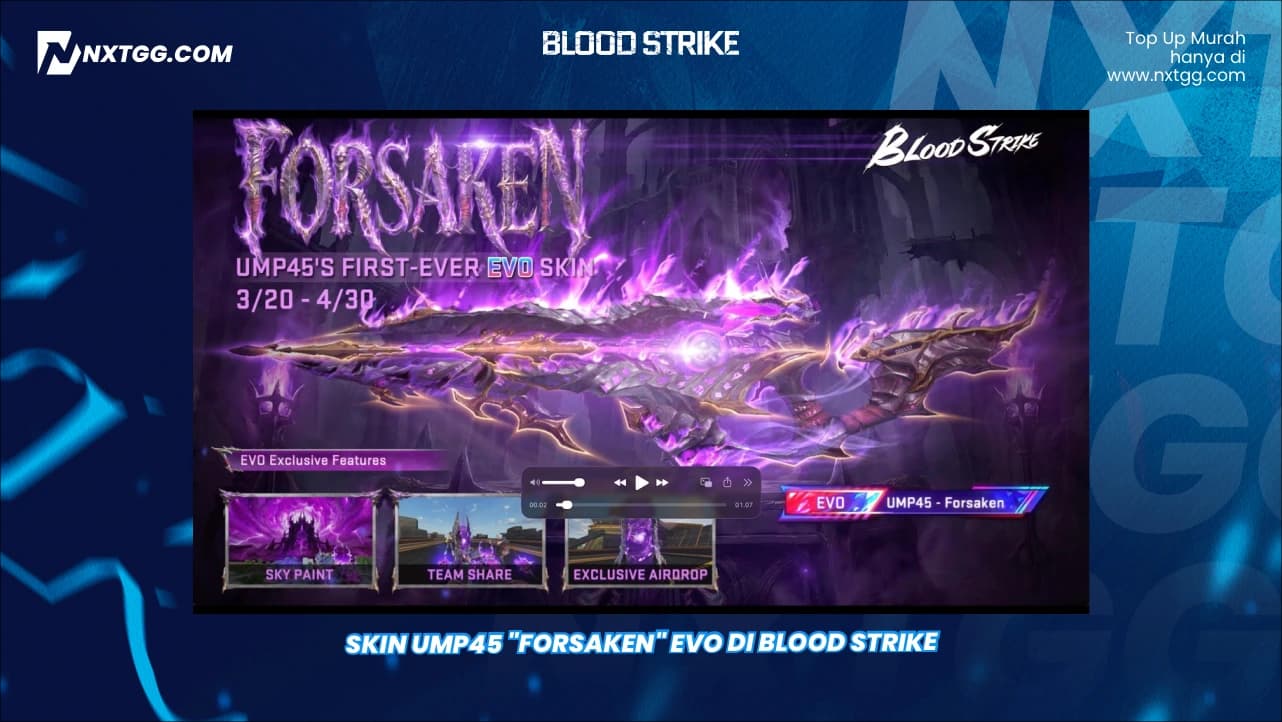 Skin UMP45 "Forsaken" EVO di Blood Strike