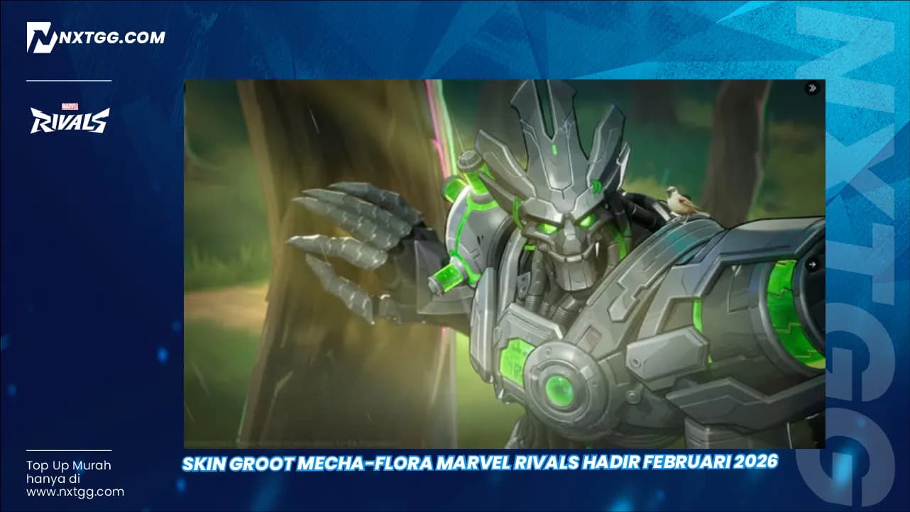 Skin Groot Mecha-Flora Marvel Rivals Hadir Februari 2026