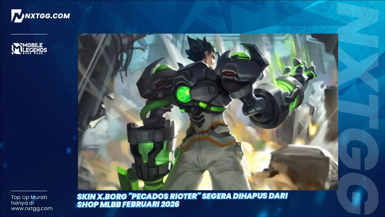 Skin X.Borg "Pecados Rioter" Segera Dihapus dari Shop MLBB Februari 2026