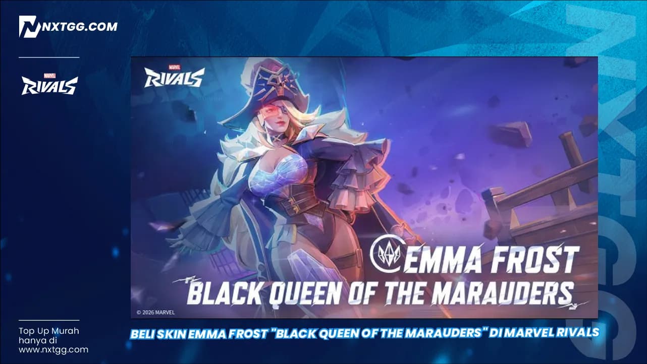 Beli Skin Emma Frost "Black Queen of the Marauders" di Marvel Rivals