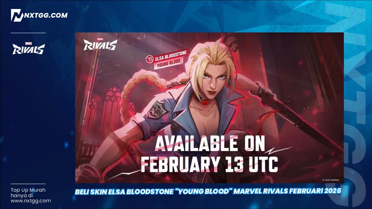 Beli Skin Elsa Bloodstone "Young Blood" Marvel Rivals Februari 2026