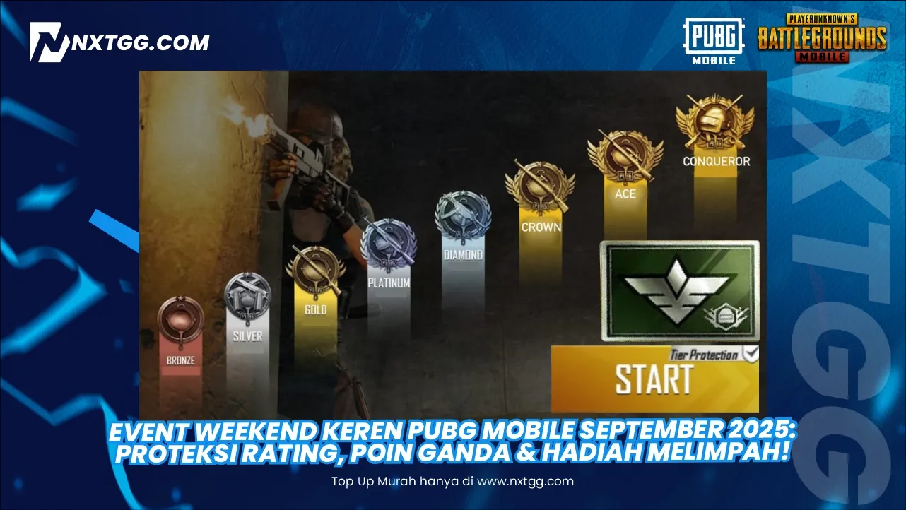 Event Weekend Keren PUBG Mobile September 2025: Proteksi Rating, Poin Ganda & Hadiah Melimpah!