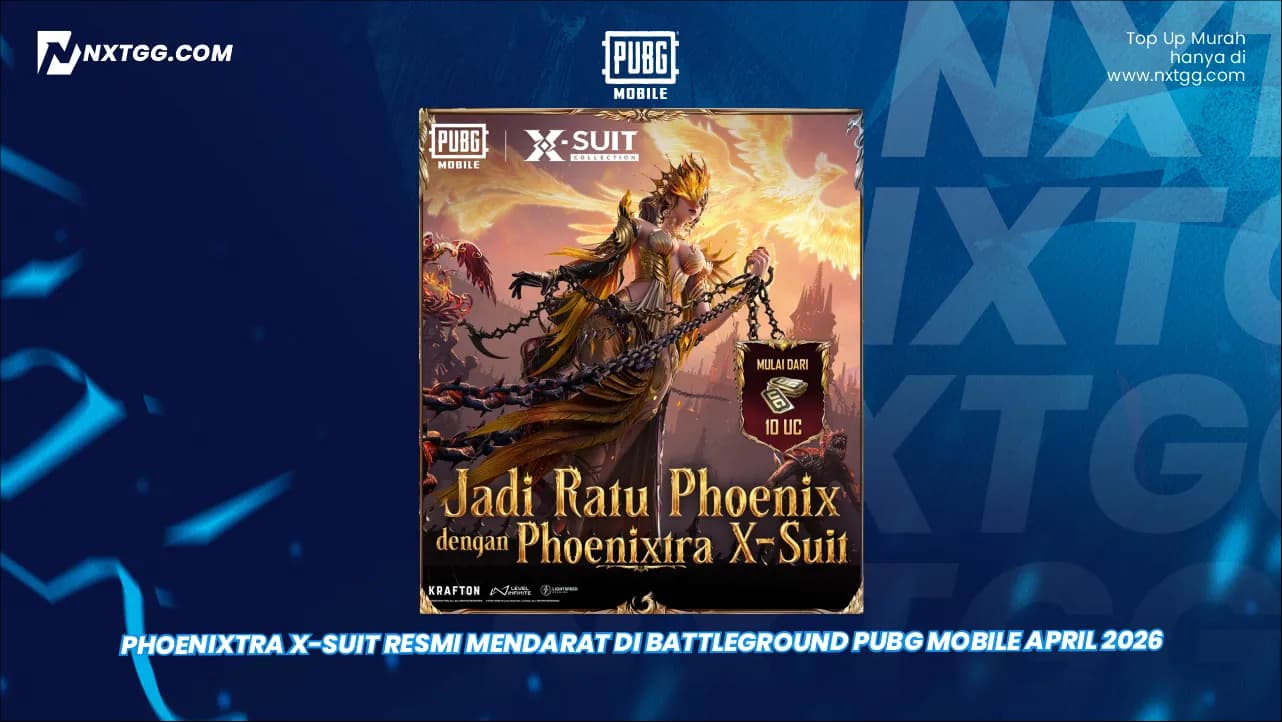 Phoenixtra X-Suit Resmi Mendarat di Battleground PUBG Mobile April 2026