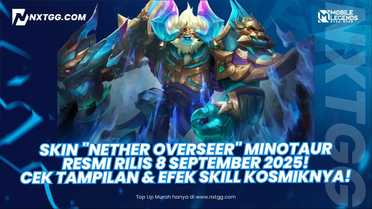 Skin "Nether Overseer" Minotaur Resmi Rilis 8 September 2025! Cek Tampilan & Efek Skill Kosmiknya!