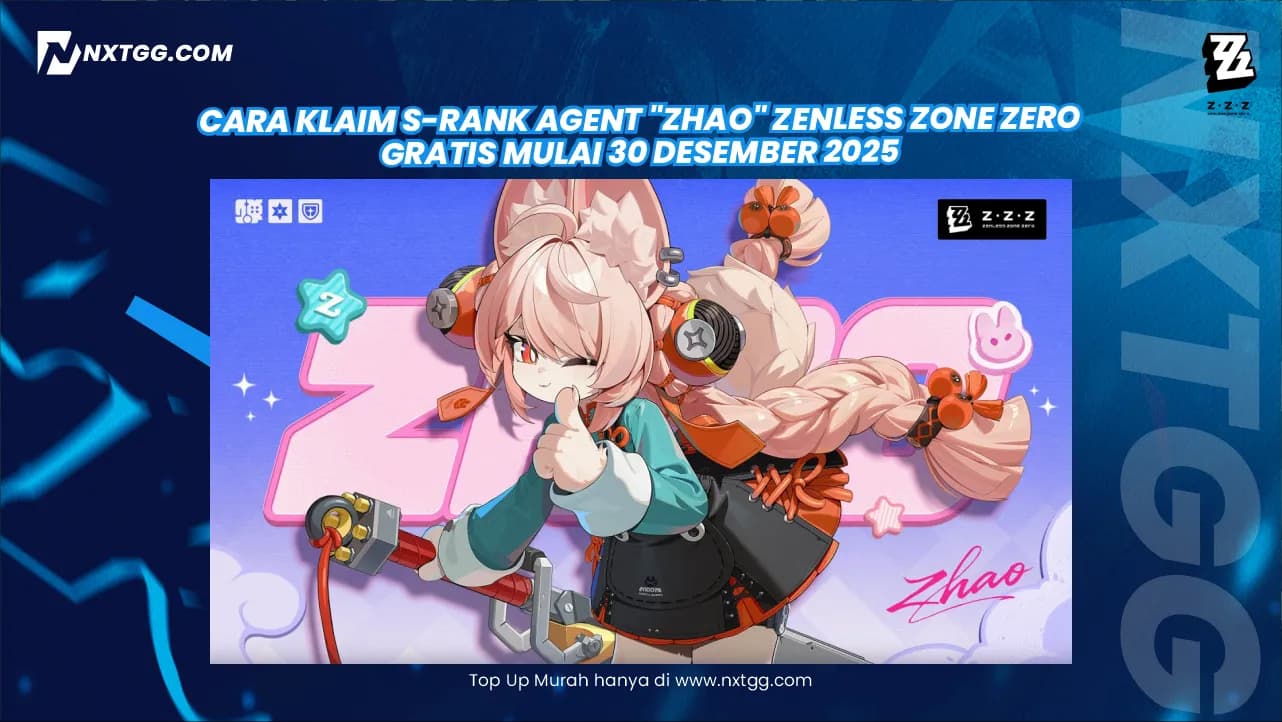 Cara Klaim S-Rank Agent "Zhao" Zenless Zone Zero Gratis Mulai 30 Desember 2025
