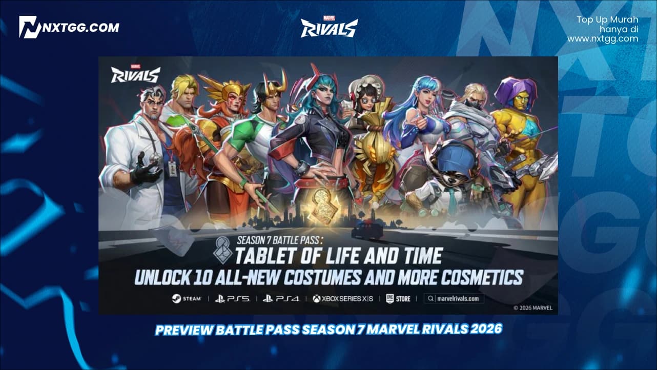 Preview Battle Pass Season 7 Marvel Rivals 2026
