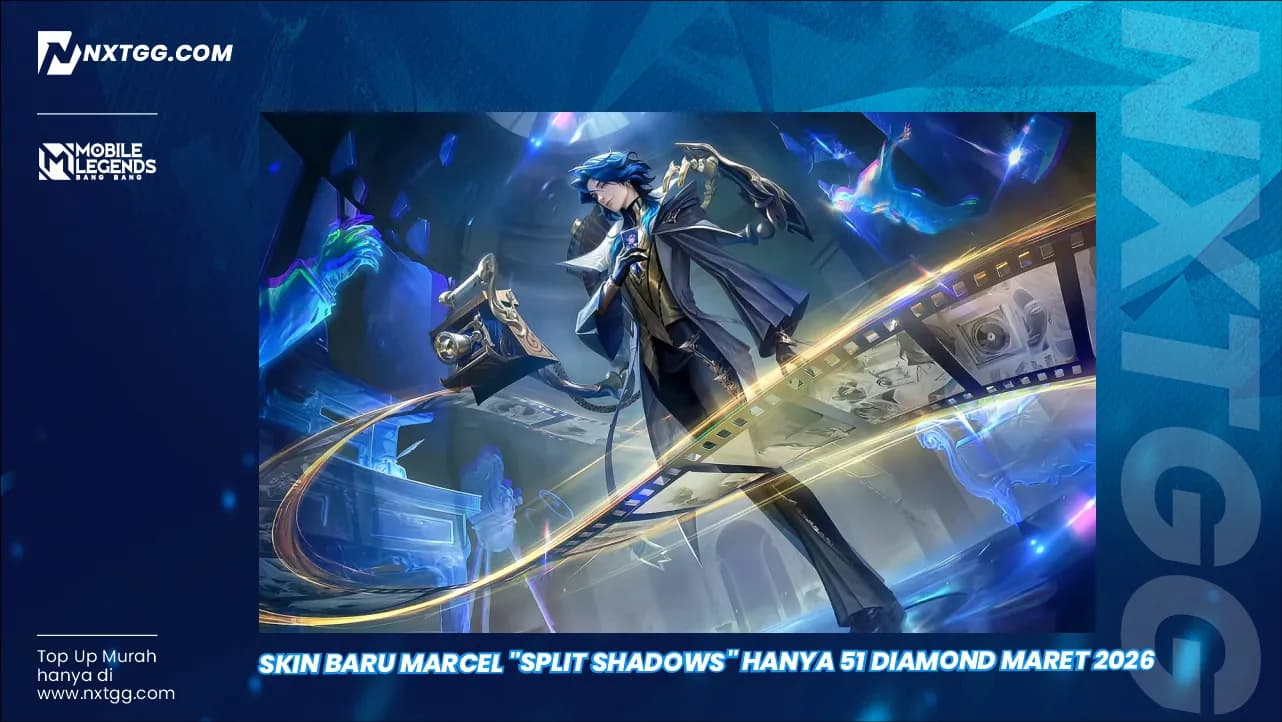 Skin Baru Marcel "Split Shadows" Hanya 51 Diamond Maret 2026