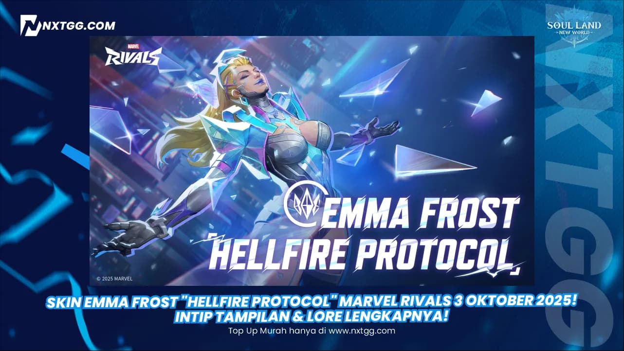 Skin Emma Frost "Hellfire Protocol" Marvel Rivals 3 Oktober 2025! Intip Tampilan & Lore Lengkapnya!
