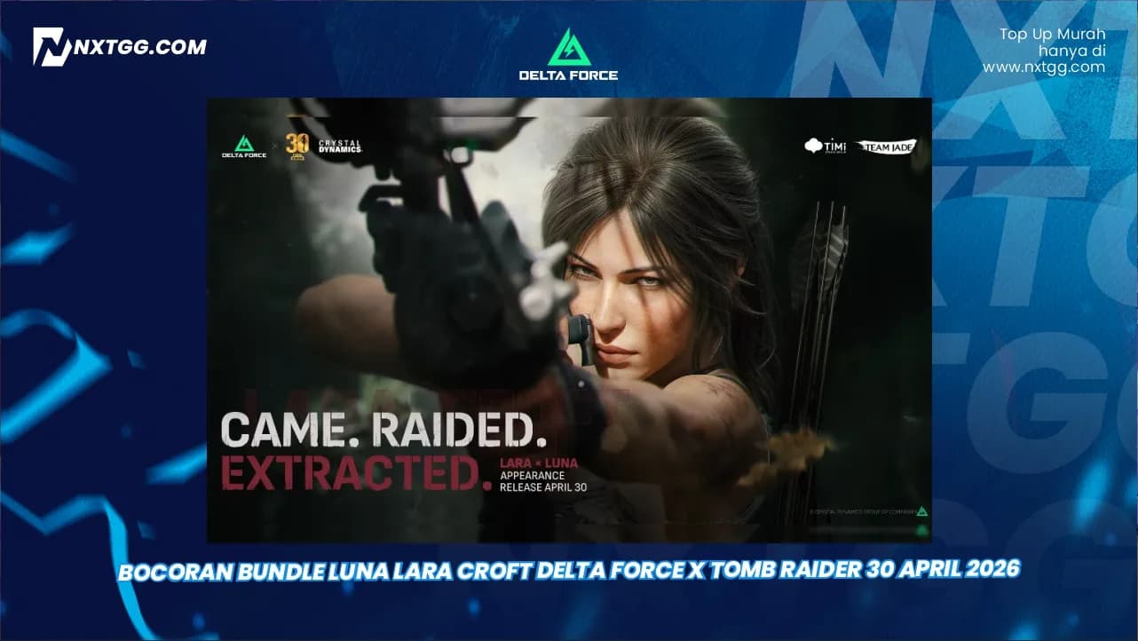 Bocoran Bundle Luna Lara Croft Delta Force x Tomb Raider 30 April 2026