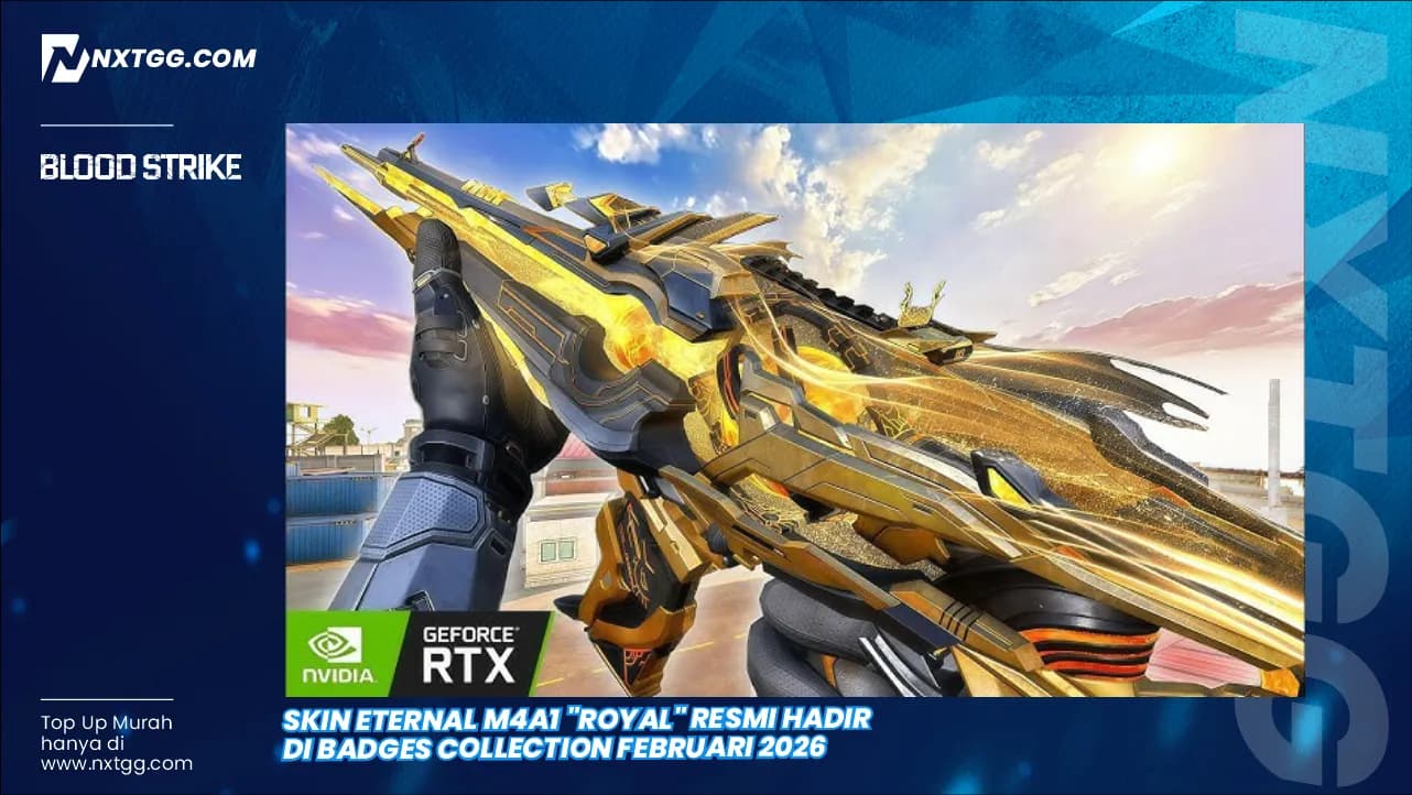 Skin Eternal M4A1 "Royal" Resmi Hadir di Badges Collection Februari 2026
