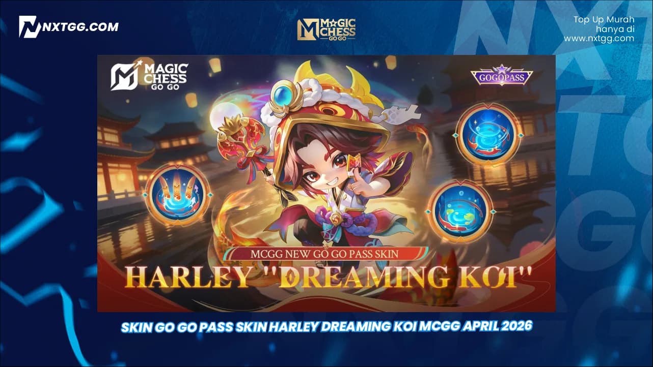 Skin Go Go Pass Skin Harley Dreaming Koi MCGG April 2026