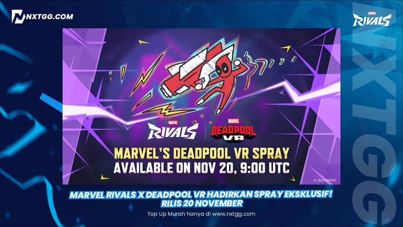 Marvel Rivals x Deadpool VR Hadirkan Spray Eksklusif! Rilis 20 November