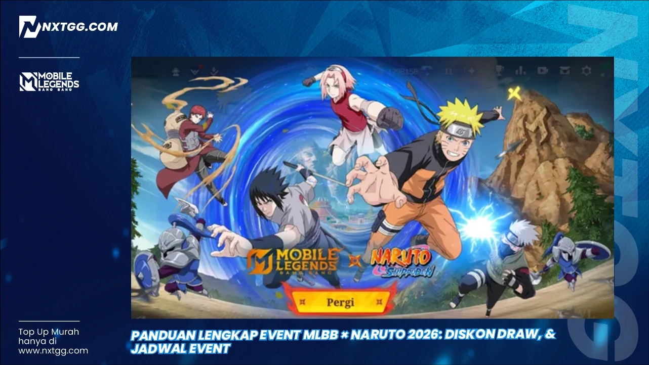 Panduan Lengkap Event MLBB × NARUTO 2026: Diskon Draw, & Jadwal Event