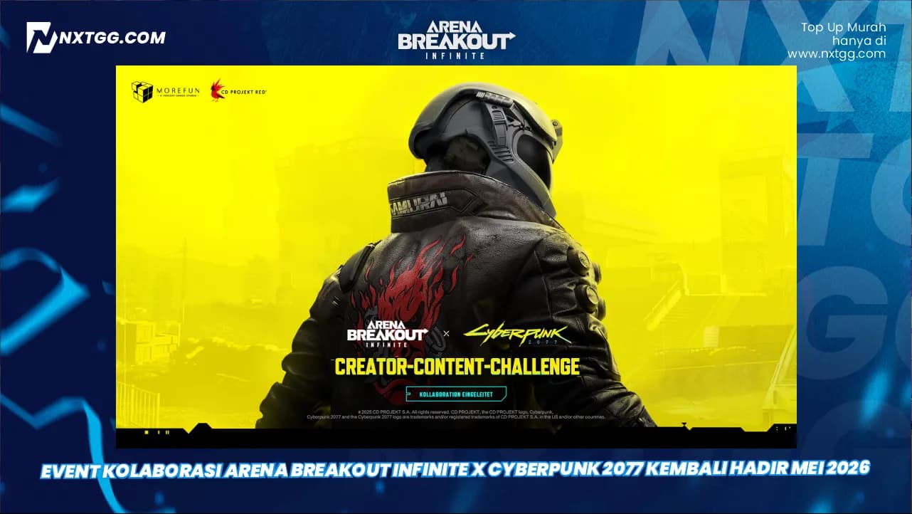 Event Kolaborasi Arena Breakout Infinite x Cyberpunk 2077 Kembali Hadir Mei 2026