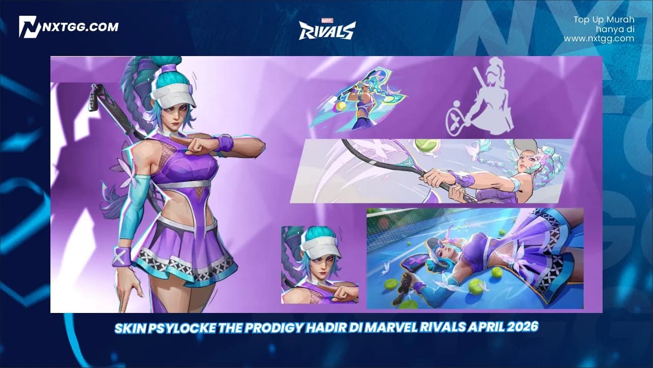 Skin Psylocke The Prodigy Hadir di Marvel Rivals April 2026