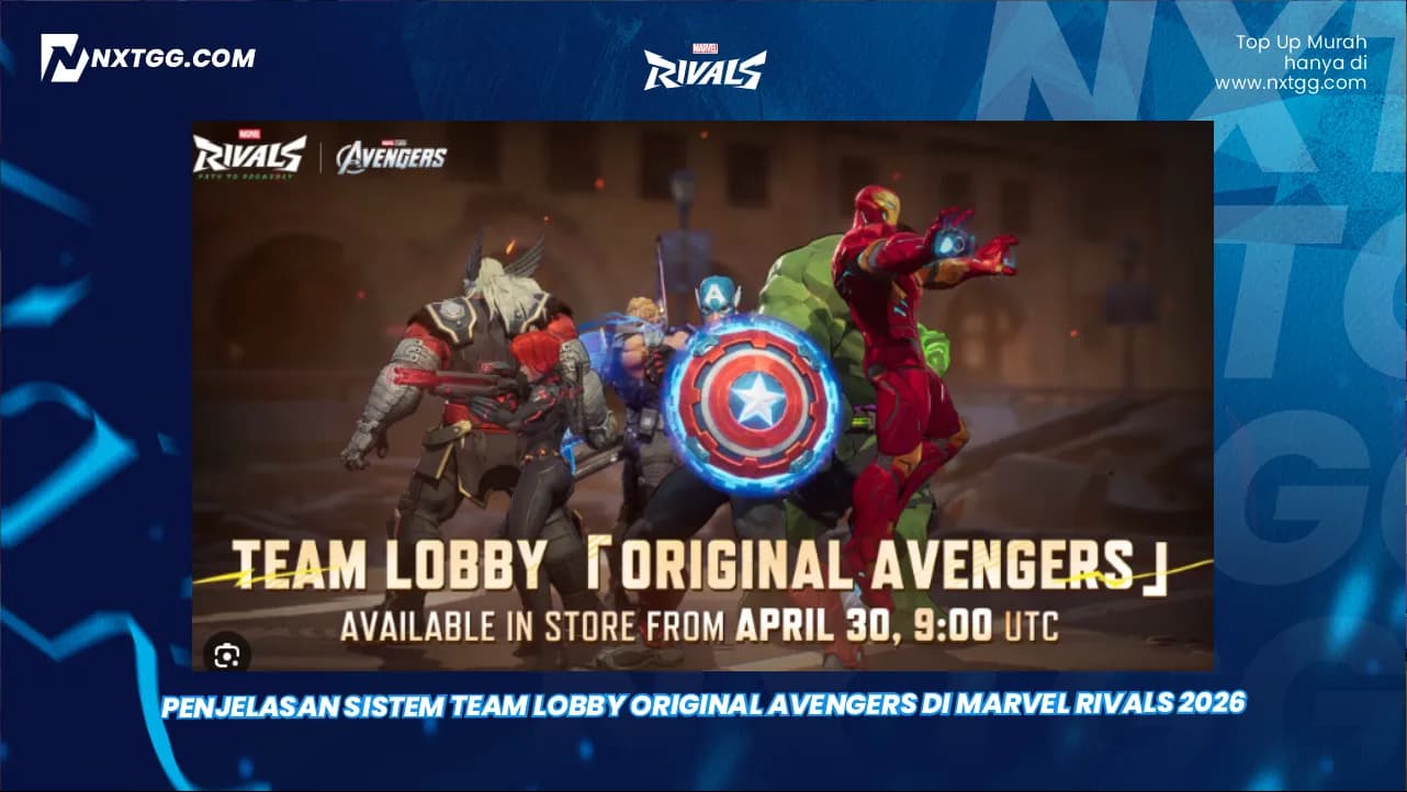 Penjelasan Sistem Team Lobby Original Avengers di Marvel Rivals 2026