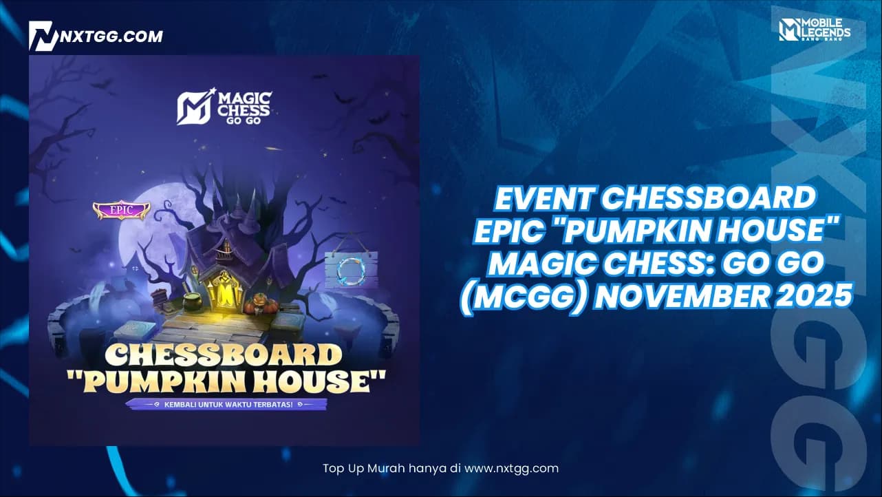 Event Chessboard Epic "Pumpkin House" Magic Chess: Go Go (MCGG) November 2025