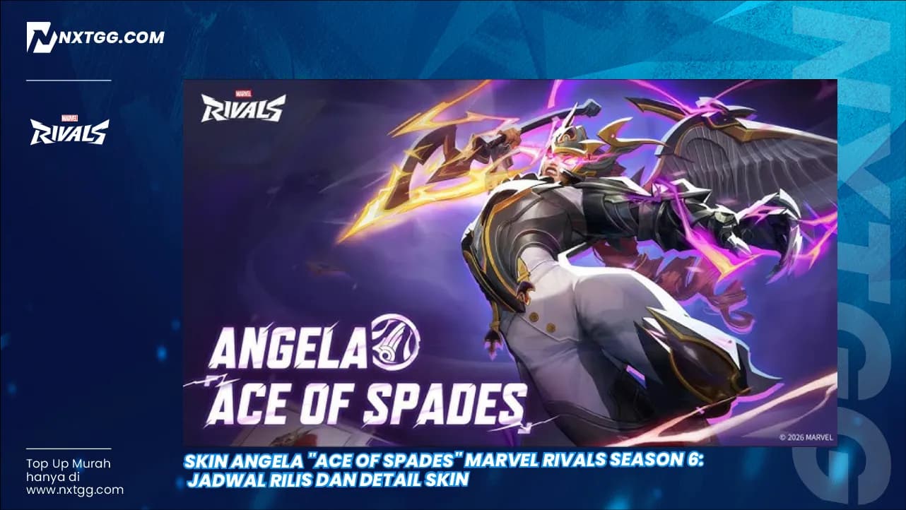 Skin Angela "Ace of Spades" Marvel Rivals Season 6: Jadwal Rilis dan Detail Skin