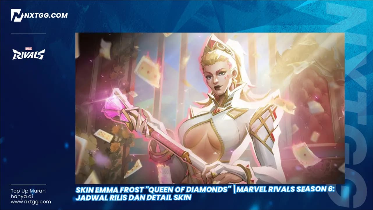 Skin Emma Frost "Queen of Diamonds" Marvel Rivals Season 6: Jadwal Rilis dan Detail Skin