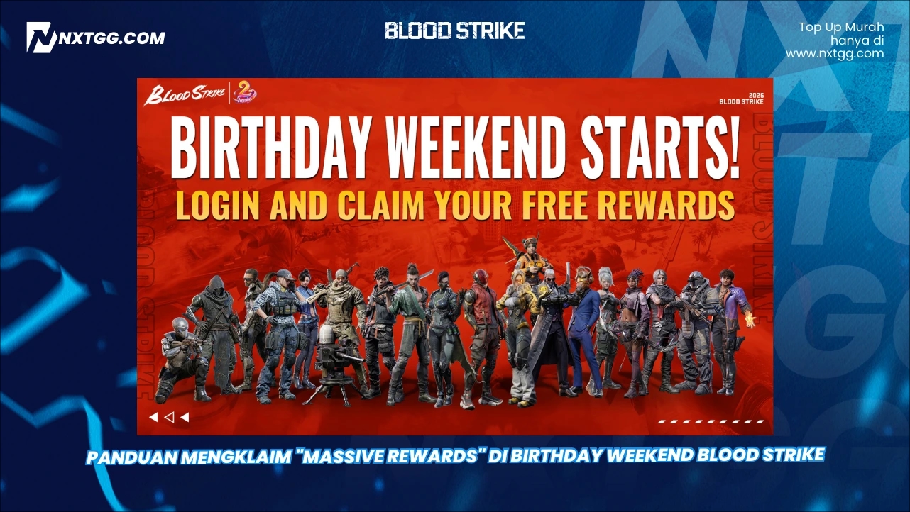 Panduan Mengklaim "Massive Rewards" di Birthday Weekend Blood Strike