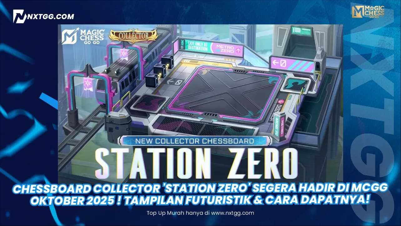 Chessboard Collector 'Station Zero' Segera Hadir di MCGG Oktober 2025 ! Tampilan Futuristik & Cara Dapatnya!