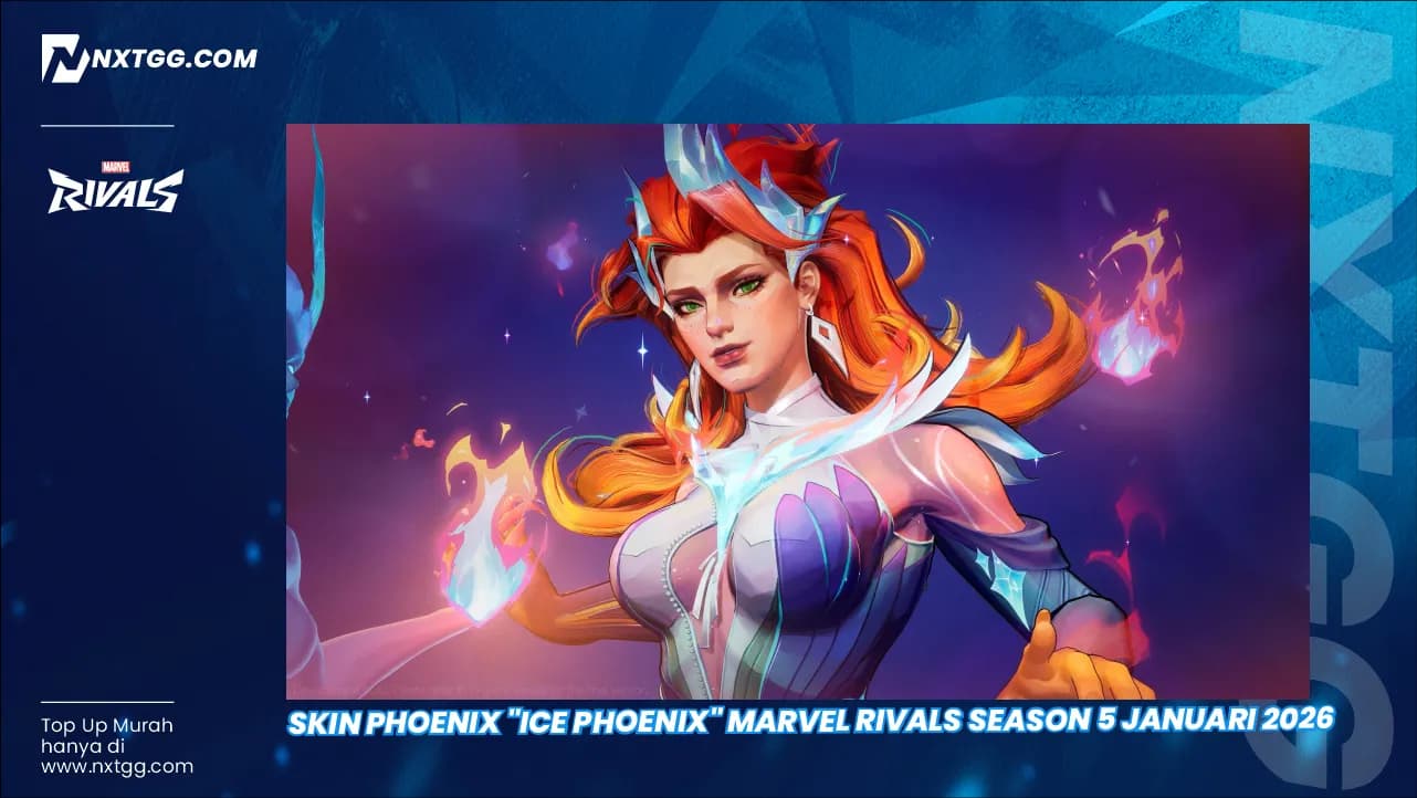 Skin Phoenix "Ice Phoenix" Marvel Rivals Season 5 Januari 2026