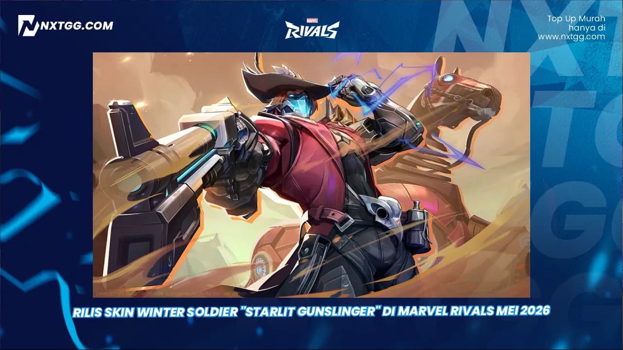 Rilis Skin Winter Soldier "Starlit Gunslinger" di Marvel Rivals Mei 2026
