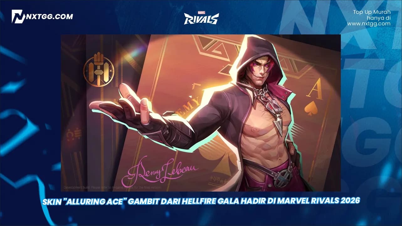 Skin "Alluring Ace" Gambit dari Hellfire Gala Hadir di Marvel Rivals 2026
