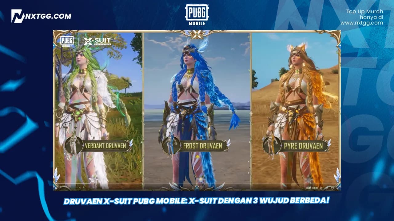 Druvaen X-Suit PUBG Mobile: X-Suit dengan 3 Wujud Berbeda!