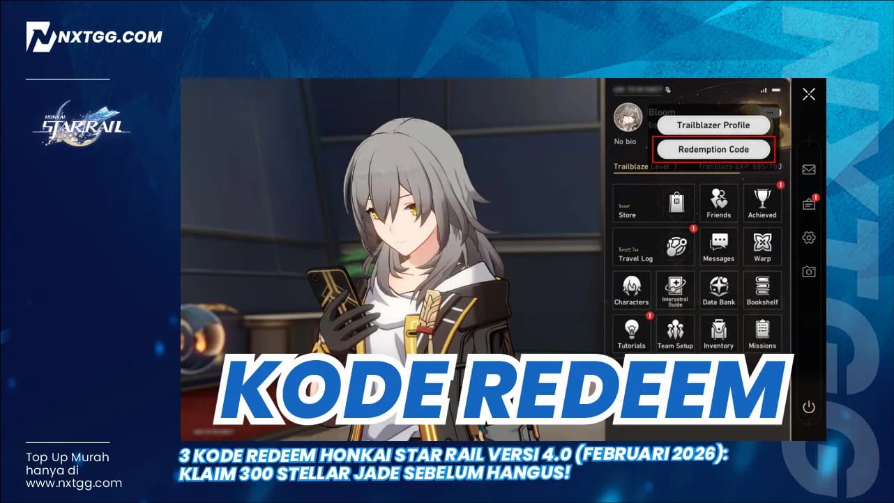 3 Kode Redeem Honkai Star Rail Versi 4.0 (Februari 2026): Klaim 300 Stellar Jade Sebelum Hangus!