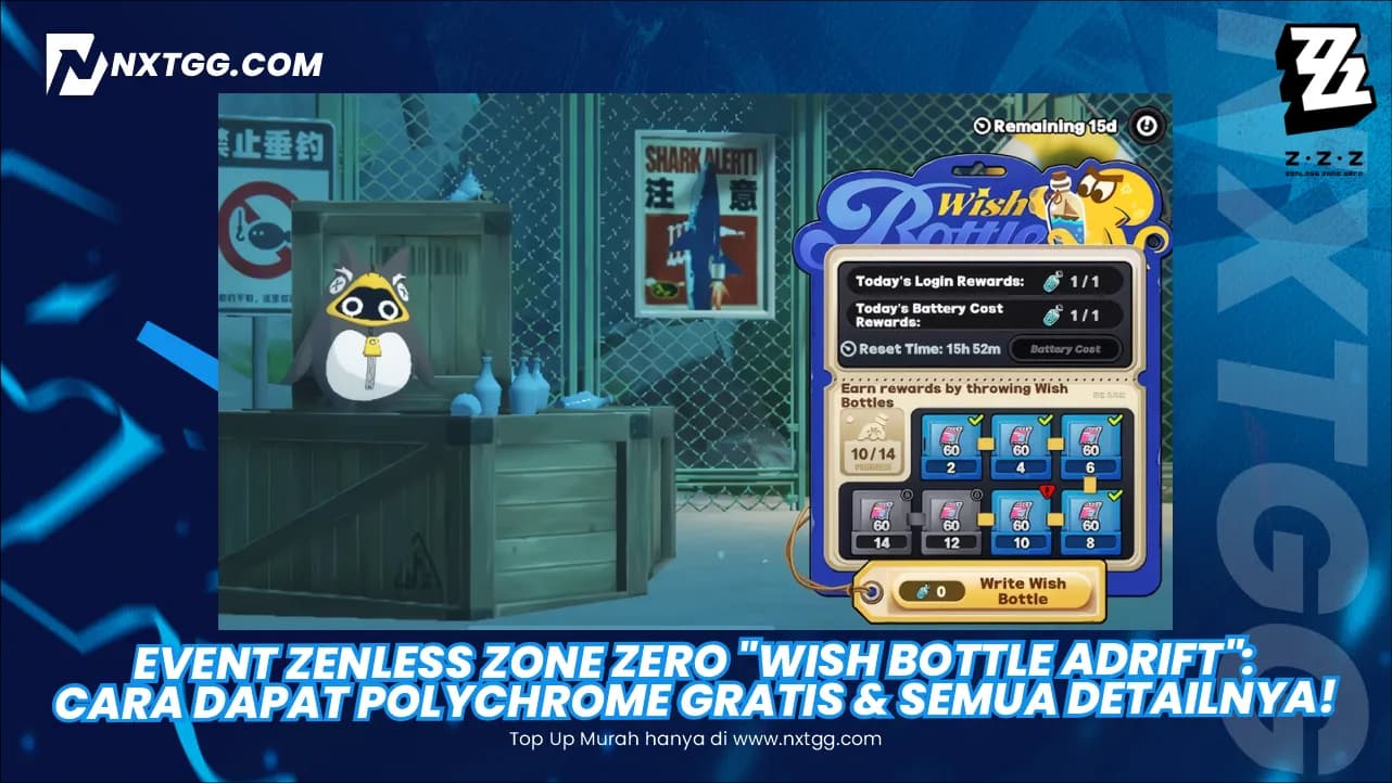 Event Zenless Zone Zero "Wish Bottle Adrift": Cara Dapat Polychrome Gratis & Semua Detailnya!