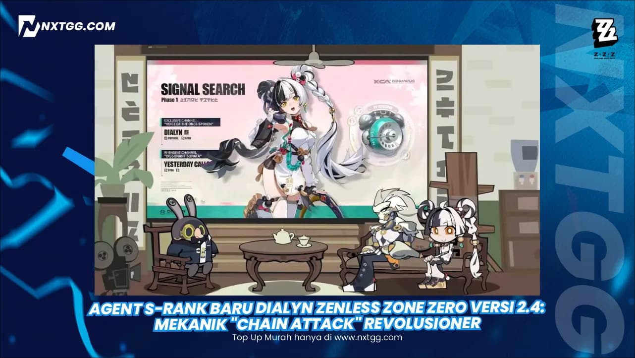 Agent S-Rank Baru Dialyn Zenless Zone Zero Versi 2.4: Mekanik "Chain Attack" Revolusioner